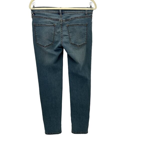 Free People Distressed Skinny Crop Ankle Denim Jeans Womens 27 - Picture 4 of 8